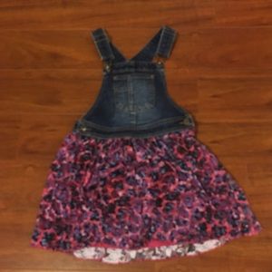 JORDACHE 7-8 overall skirt